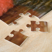 männliches Bad im nördlichen Kardinal Puzzle (Seite)