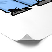 Männliches chirurgisches NURSE Akronymnenposter An Poster (Ecke)