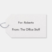 Männliches Faux-Burled-Walnuss  Geschenkanhänger (Rückseite Horizontal)