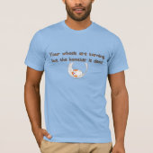 Männliches Funny Wheel dreht Hamster ist tot T-Shirt (Vorderseite)