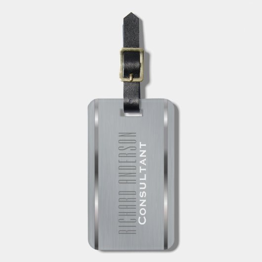 Männliches Gepäckanhänger (Vorderseite vertikal)