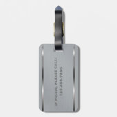 Männliches Gepäckanhänger (Rückseite vertikal)