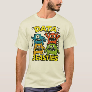 Männliches Growly Data Beasties (Team) T-Shirt