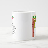 Männliches Herumtollen Jumbo-Tasse (Vorderseite)