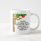 Männliches Herumtollen Jumbo-Tasse (Rechts)