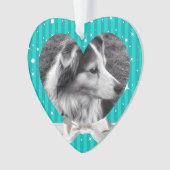 Männliches Hunde-oder Katzen-erstes Ornament (Vorderseite)