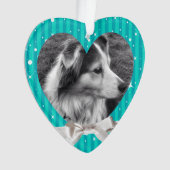 Männliches Hunde-oder Katzen-erstes Ornament (Vorderseite)