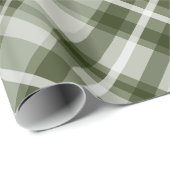 männliches kariertes der grünen weißen Jade Geschenkpapier (Rolleneckpunkt)