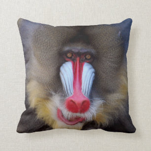 Männliches Mandrill Kissen