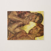 Männliches Mann-Arm-Wringen Puzzle (Horizontal)