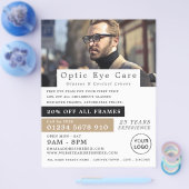 Männliches Model, Augenoptiker, Technischer Prakti Flyer (Einzeln)
