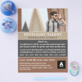 Männliches Model, Modelagentur, Modelagent Flyer (Einzeln)