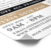 Männliches Modell, Optiker, Techniker Poster (Ecke)