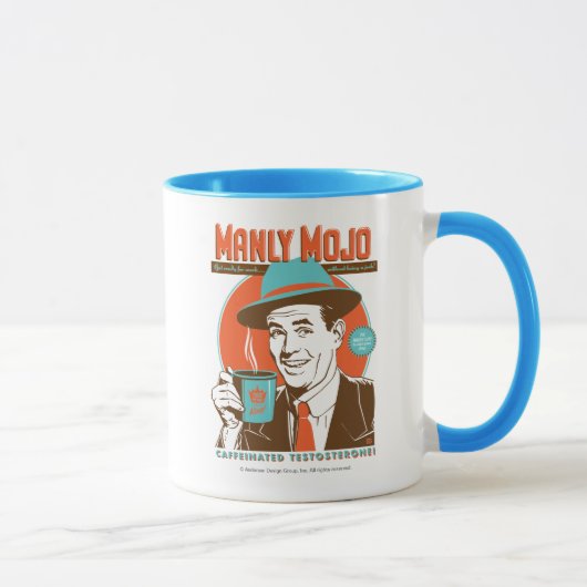 Männliches Mojo Kaffee Tasse (Rechts)