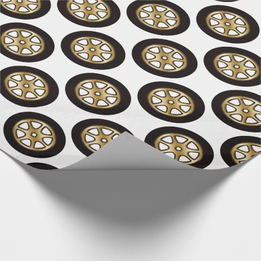 Männliches Muster-Packpapier Geschenkpapier (Ecke)