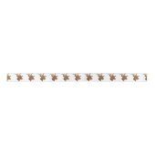 männliches niedliches Ziegengesicht Satinband (Vorderseite)