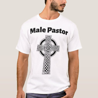 Männliches Pastor-T-Shirt T-Shirt