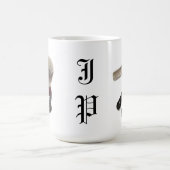 MÄNNLICHES QUADRATISCHES MONOGRAMED, DAS TASSE (Mittel)