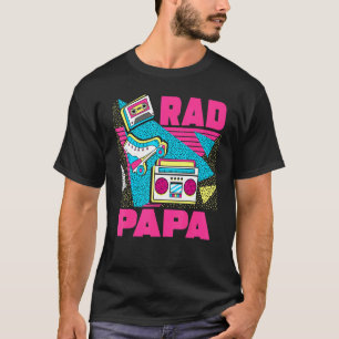 Männliches Rad Papa 90er Ästhetik Nostalgie 1990er T-Shirt