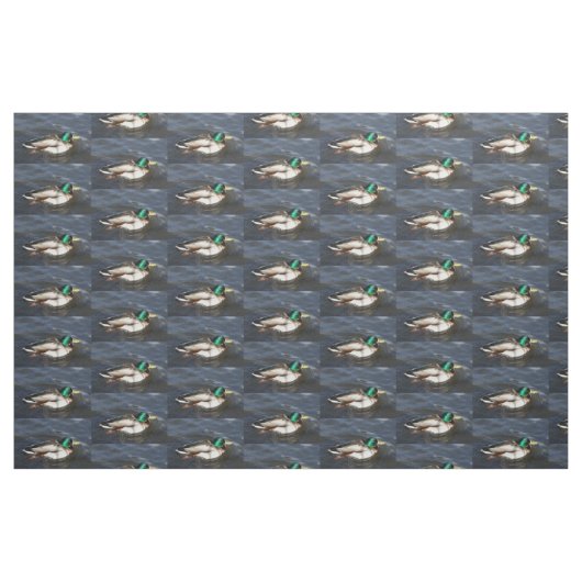 Männliches Stockenten-Enten-Gewebe Stoff (Fat Quarter (45,7 x 55,9 cm))