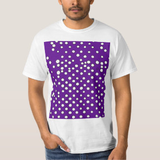 Männliches T-Shpolka-Punktmuster lila T-Shirt