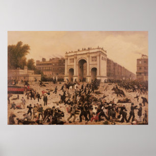 Männlichkeits-Stimmrecht-Aufstände in Hyde Park, Poster