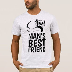 MANN'S BEST FRIEND CAT-T - SHIRT, MÄNNER T-Shirt