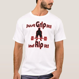Manns-Griff zerreißt es und ihn T-Shirt