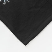 Mannschaft des Geburtstagsmädchens Schneeflocken W Fleecedecke (Ecke)