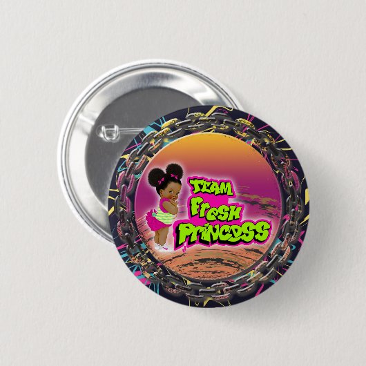 Mannschaft frischer Prinzessin Button (Vorne & Hinten)