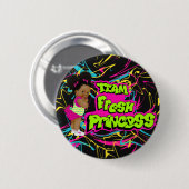 Mannschaft frischer Prinzessin Button (Vorne & Hinten)