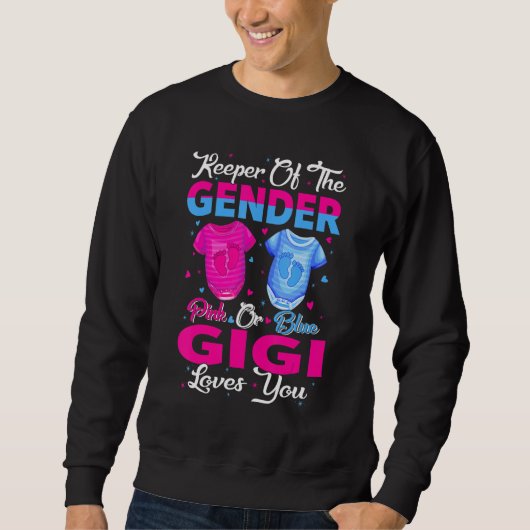 Mannschaft Pink oder Blue Keeper der Gigi-Lieben Sweatshirt (Vorderseite)