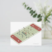 Mannschaften auf kanadischem Fußballplatz Postkarte (Stehend Vorderseite)