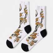 Mannschafts-Socken Socken (Linkes Detail)