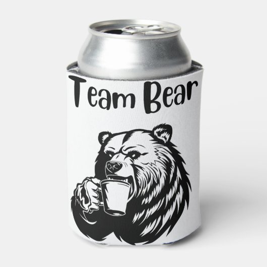 Mannschaftsbär Dosenkühler (Kanne Vorderseite)