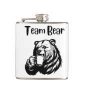 Mannschaftsbär Flachmann (Vorderseite)