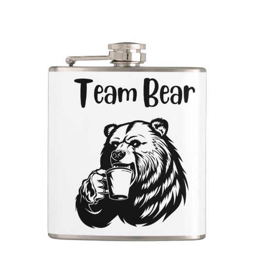 Mannschaftsbär Flachmann (Vorderseite)