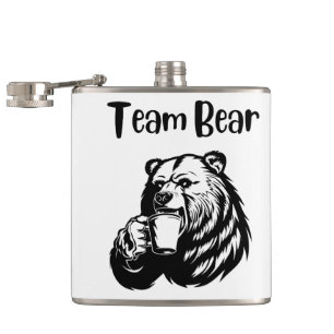 Mannschaftsbär Flachmann