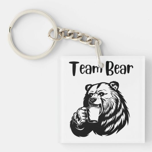 Mannschaftsbär Schlüsselanhänger (Vorderseite)