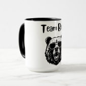 Mannschaftsbär Tasse (Vorderseite Links)
