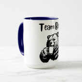 Mannschaftsbär Tasse (Vorderseite Links)