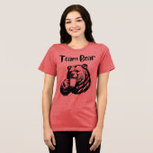 Mannschaftsbär Tri-Blend Shirt (Vorderseite voll)