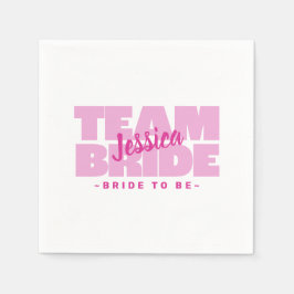 Mannschaftsbricht wird Hochzeit Bachelorette Dusch Serviette