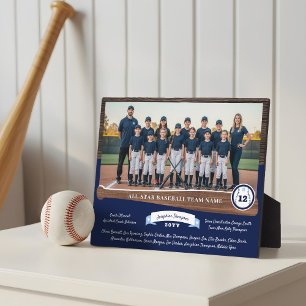 Mannschaftsfoto Baseballteam Aufstellung Spielernu Fotoplatte