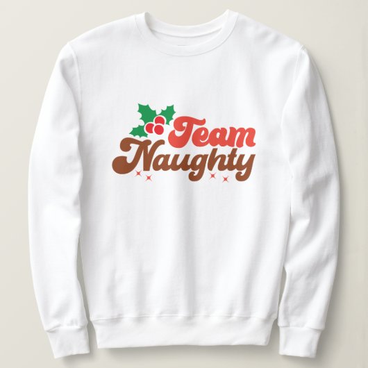 Mannschaftsfreudliche Weihnachten Sweatshirt (Design vorne)