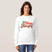 Mannschaftsfreudliche Weihnachten Sweatshirt (Vorne ganz)