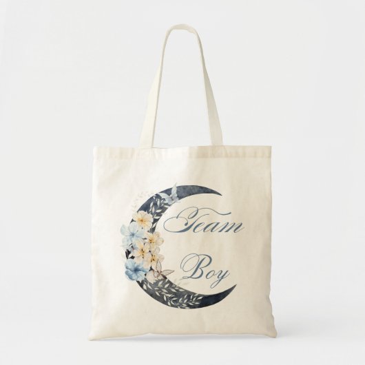 Mannschaftsjunge Geschlecht enthüllt Blumenmoon Ba Tragetasche (Vorne)