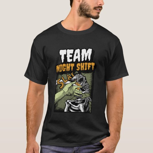 Mannschaftsnachtverschiebung T-Shirt (Vorderseite)