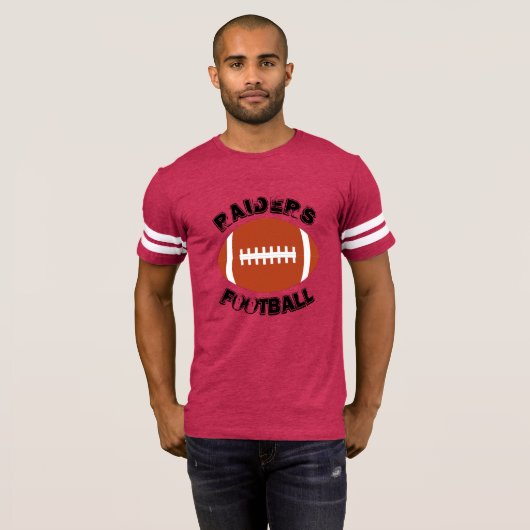 Mannschaftsname Football-T - Shirt (Vorne ganz)
