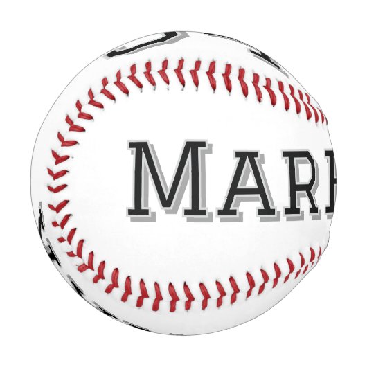 Mannschaftsname hinzufügen Spielername Datum Sport Baseball (Vorderseite Links)